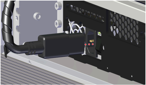 Connecting the Faraday Cage Power Cable