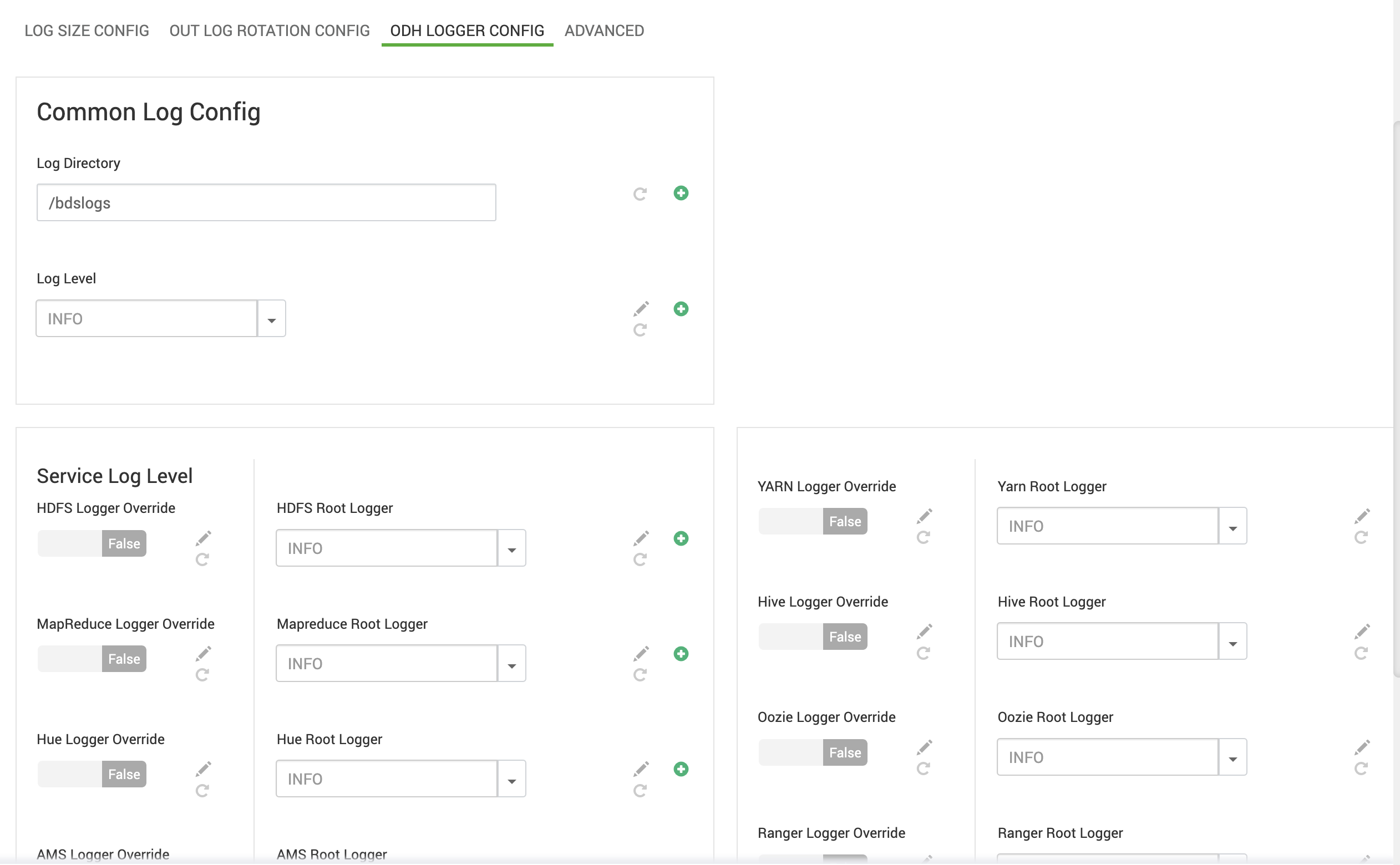 customize log level