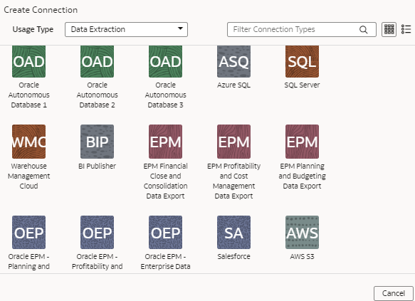 Salesforce connection option