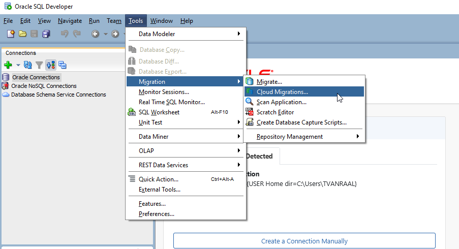 Description of adw_migrate_redshift_start.png follows