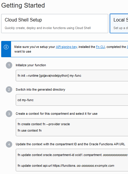 Description of fn-local-setup-commands.png follows