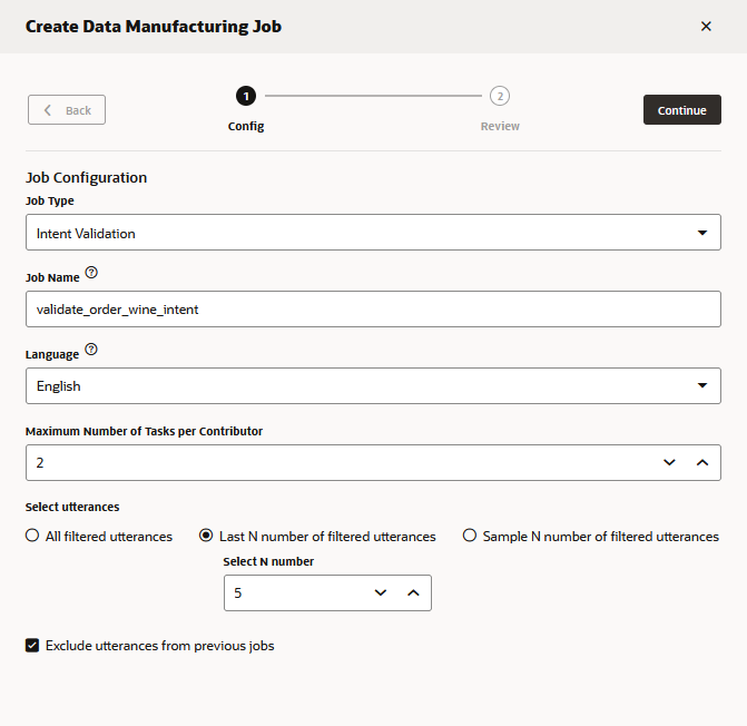 Description of retrainer-data-manufacturing-job-dialog.png follows