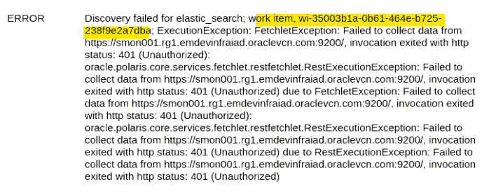 elastic search error