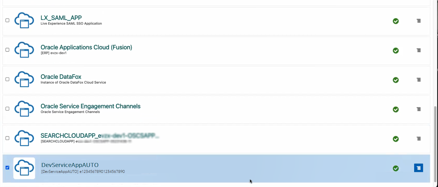 Description of idcs-service-instances-screen-classic.png follows