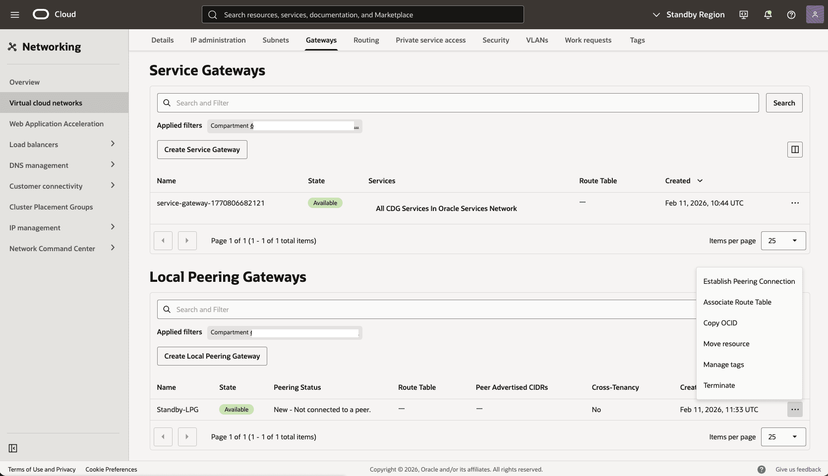 This screenshot shows how to configure the network in the primary zone. This screenshot shows how to configure the network in the primary zone.