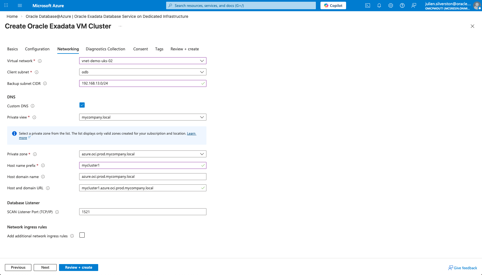 Click to expand create cluster