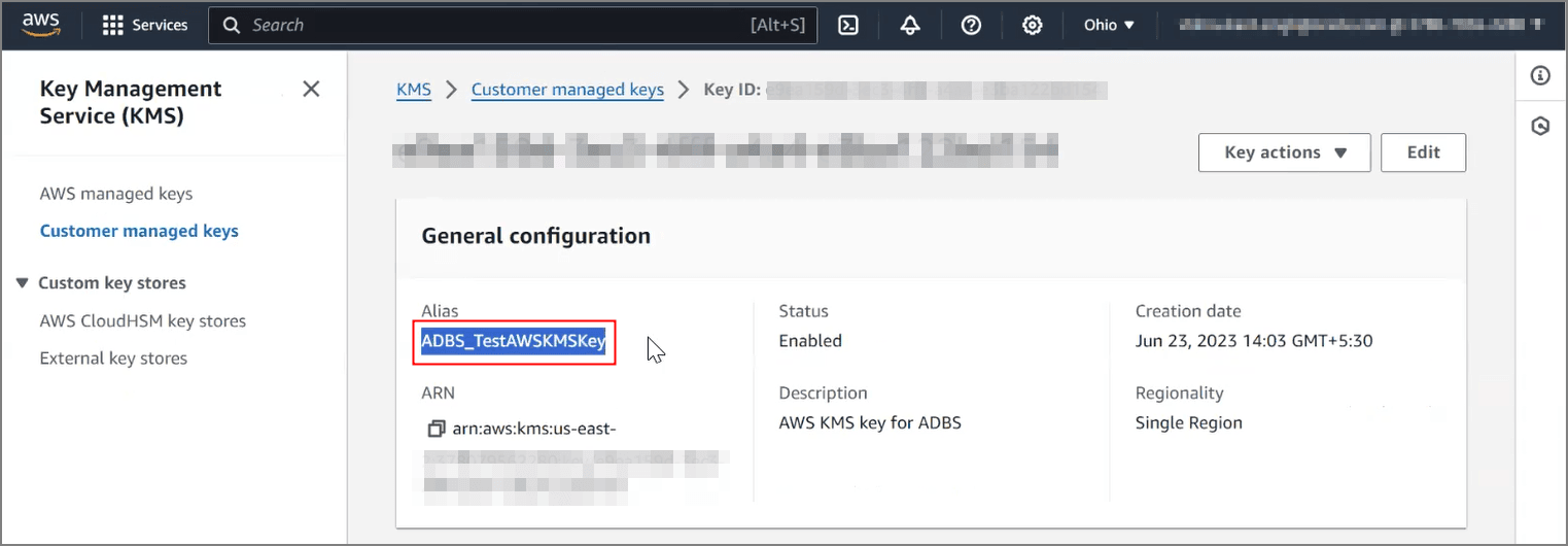AWS Key Management Serviceでのマスター暗号化キーの管理