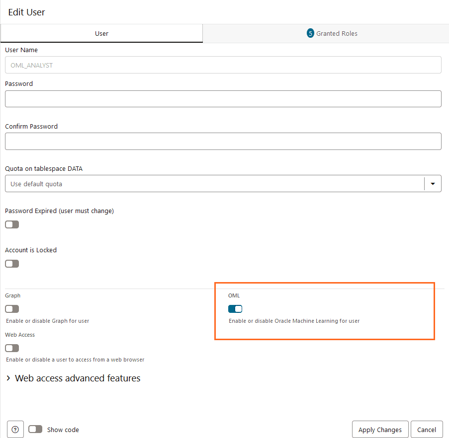 adb_databaseactions_edit_oml_user.pngの説明が続きます